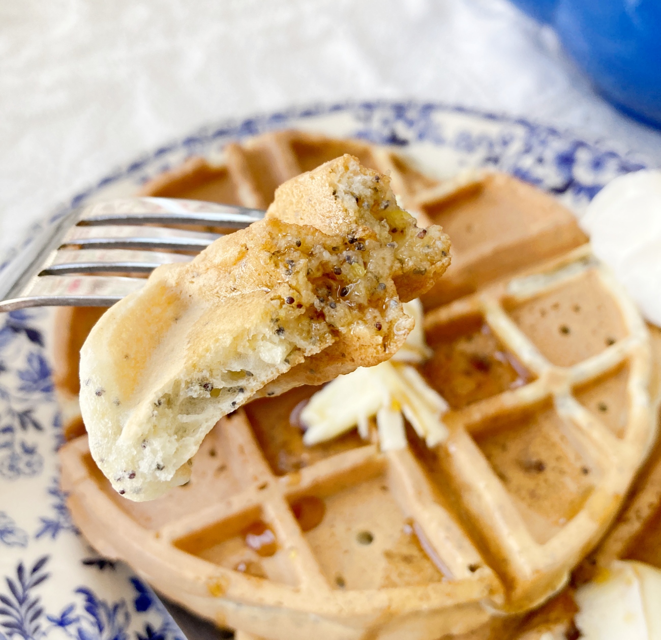 Ree Drummond's Lemon Poppy Seed Waffles