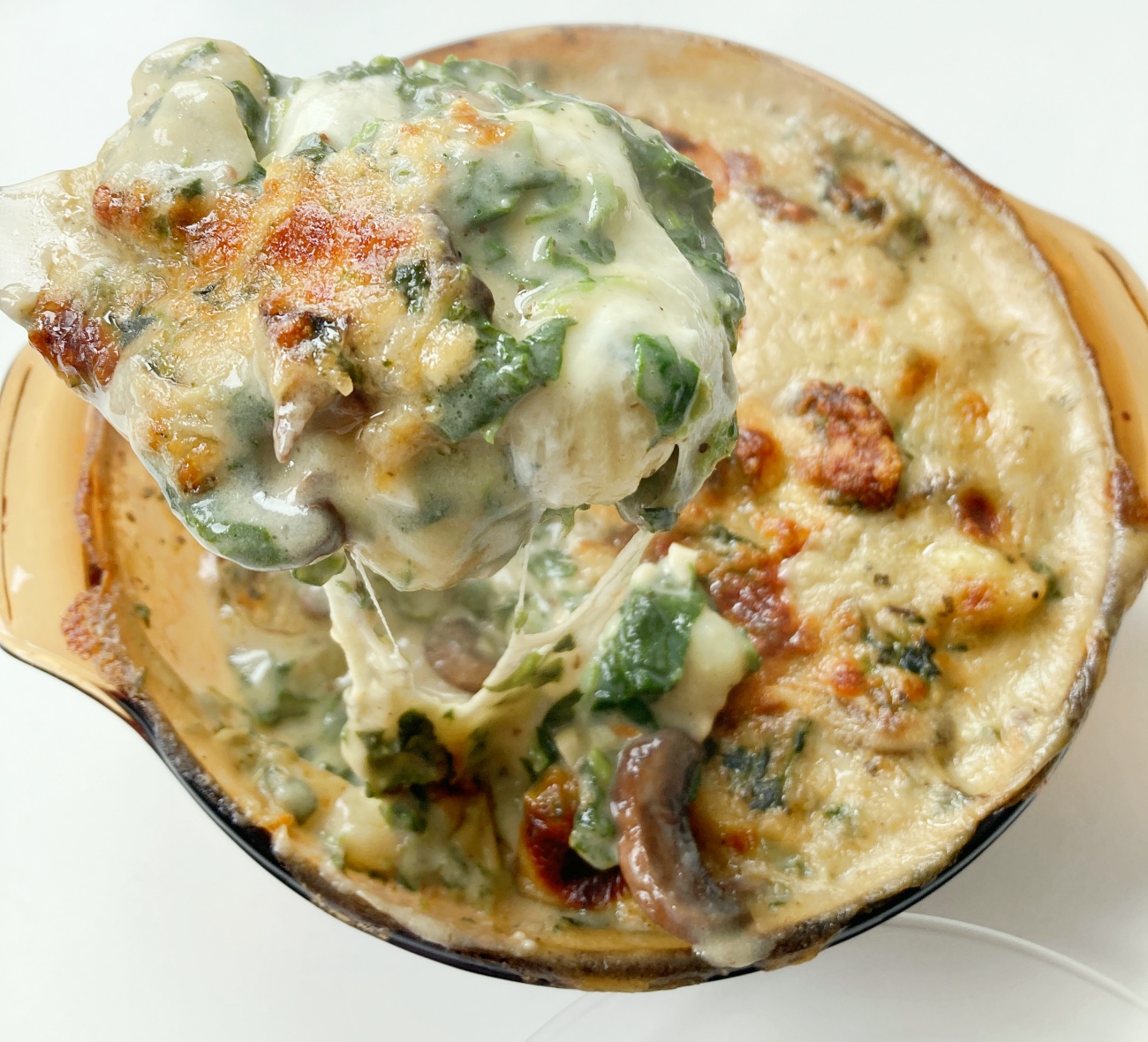 Mushroom Florentine Gnocchi