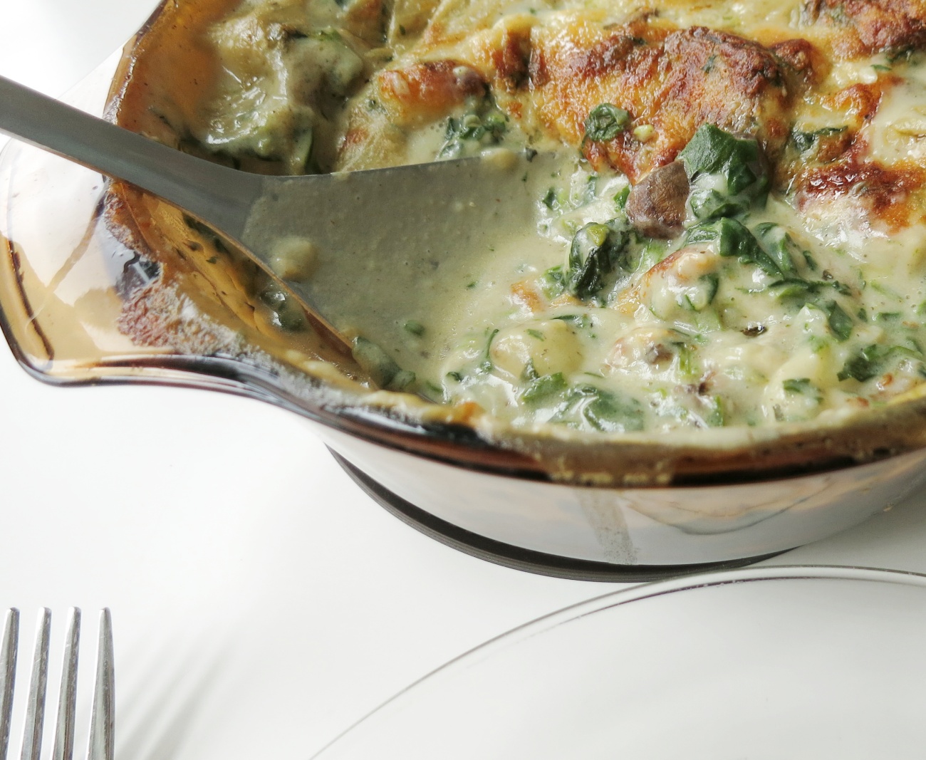 Mushroom Florentine Gnocchi