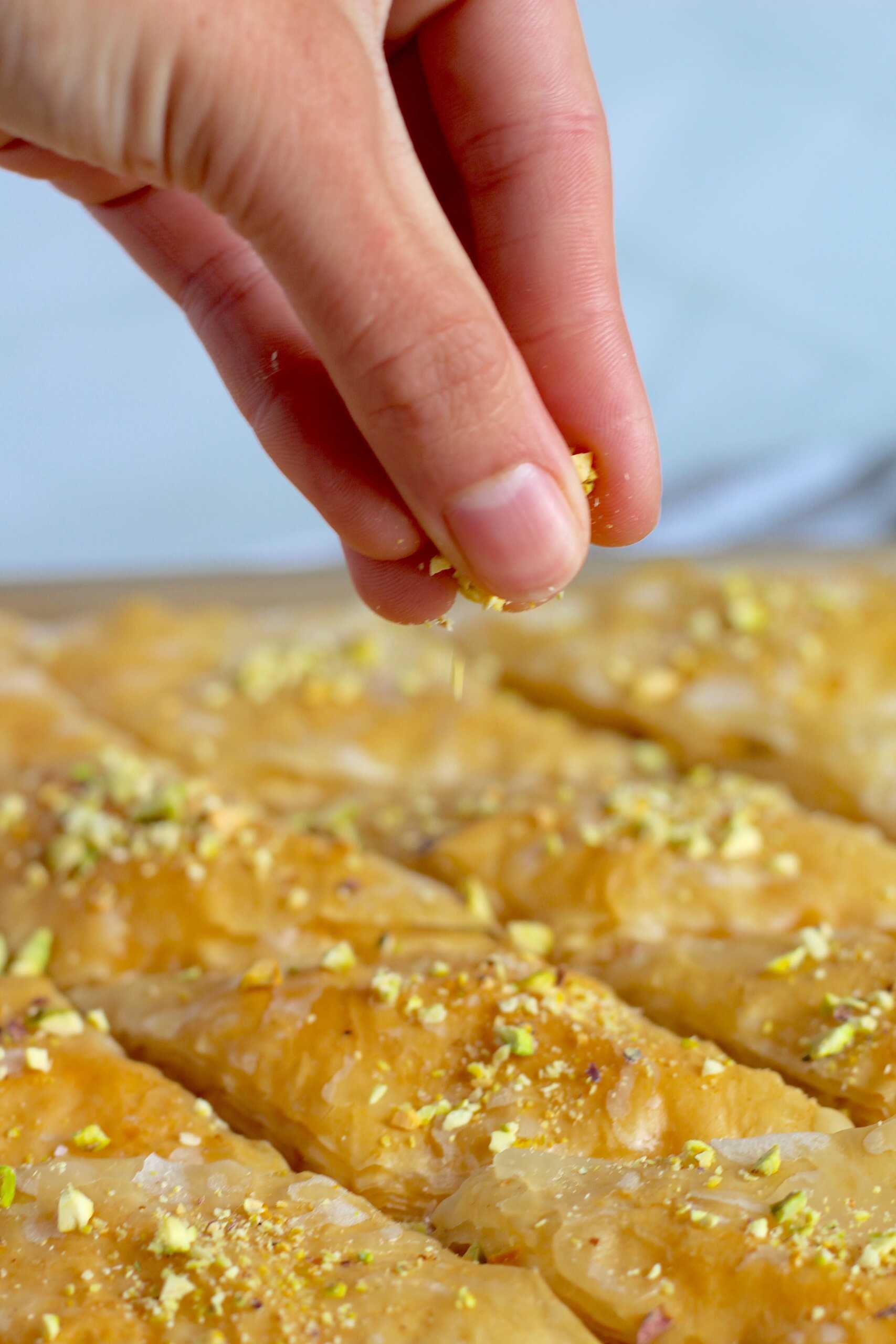 Pistachio baklava 9-min