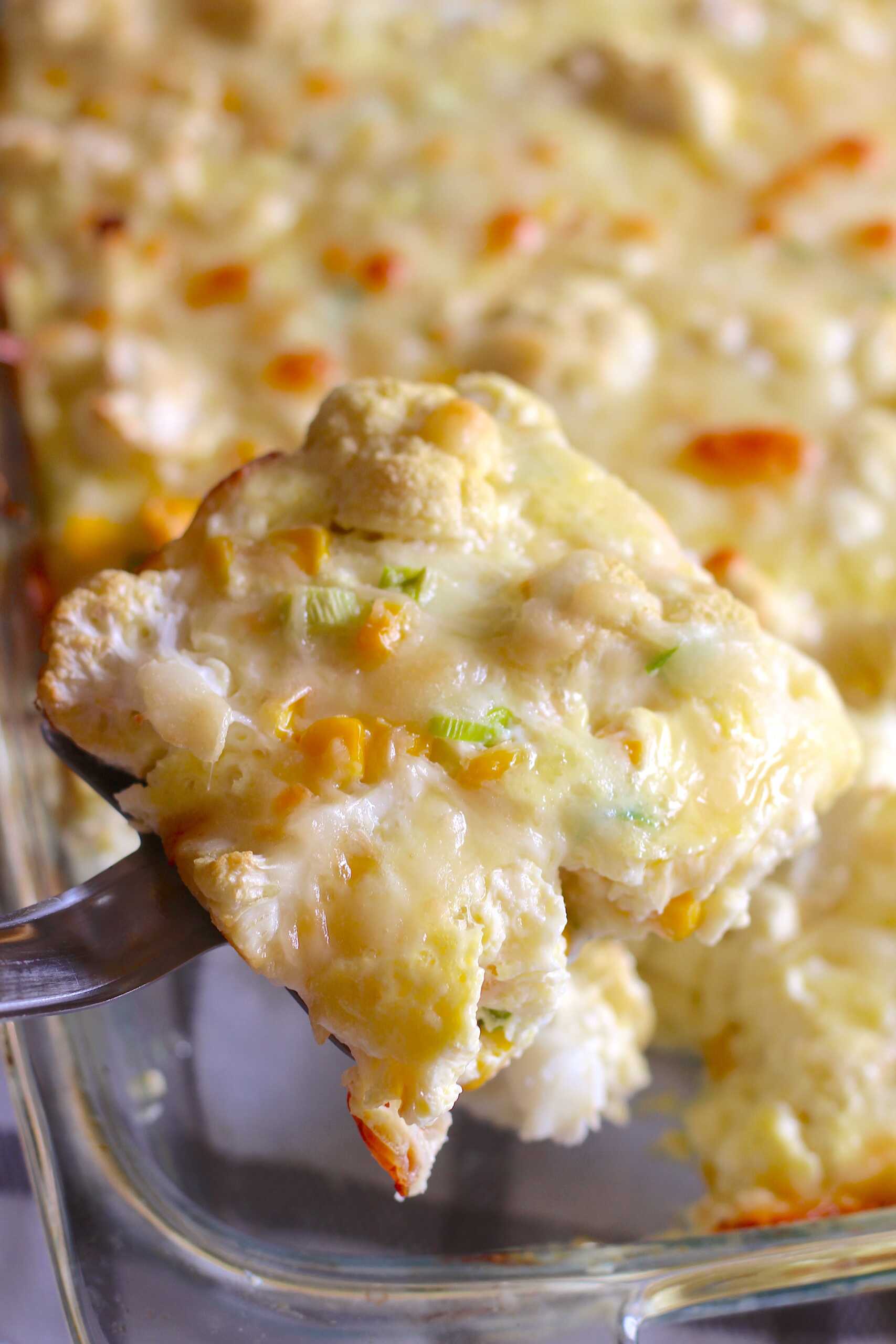 Cauliflower Corn Casserole 7-min