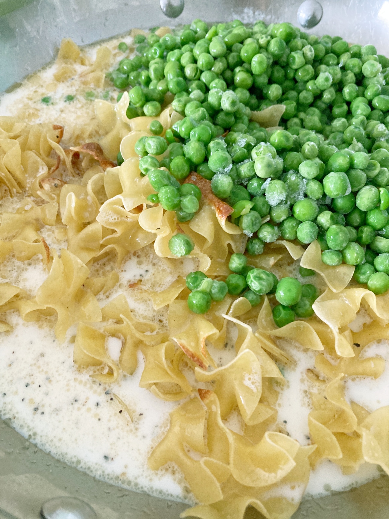 Creamy Peas and Noodles