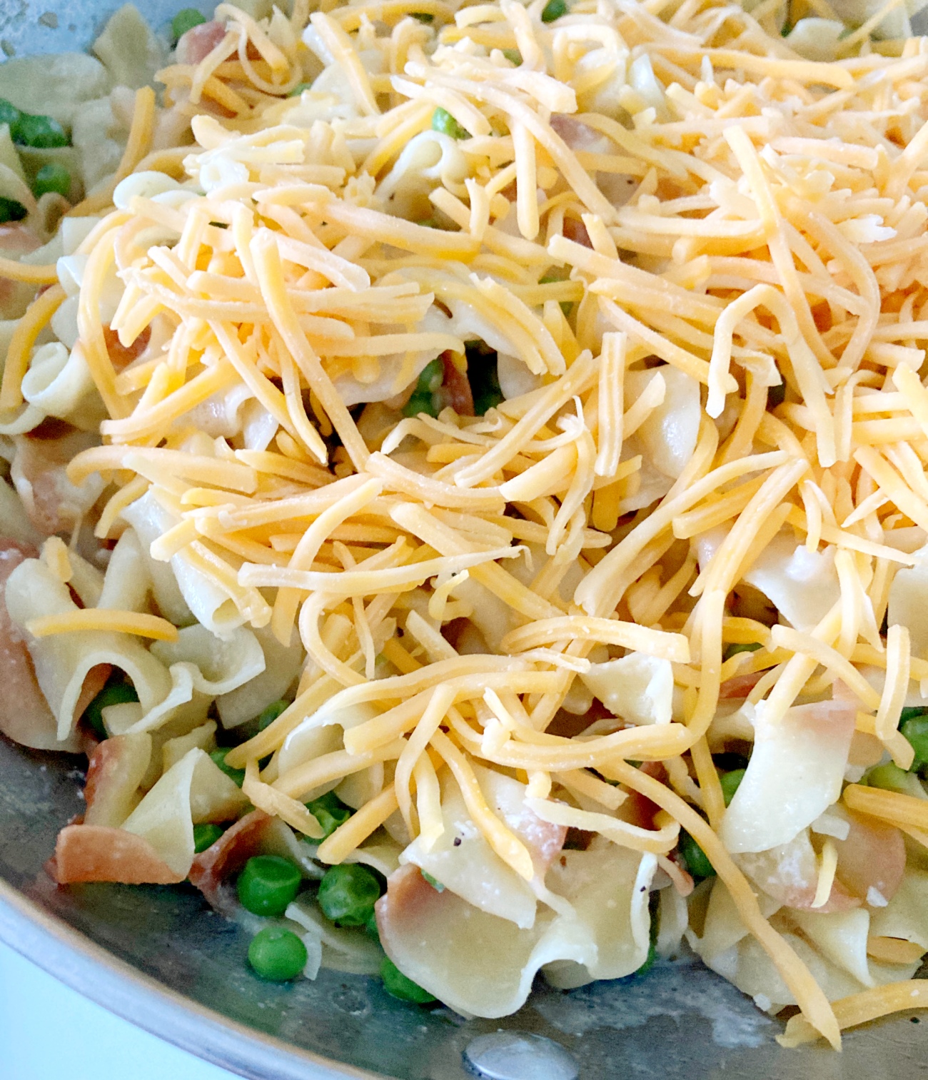 Creamy Peas and Noodles