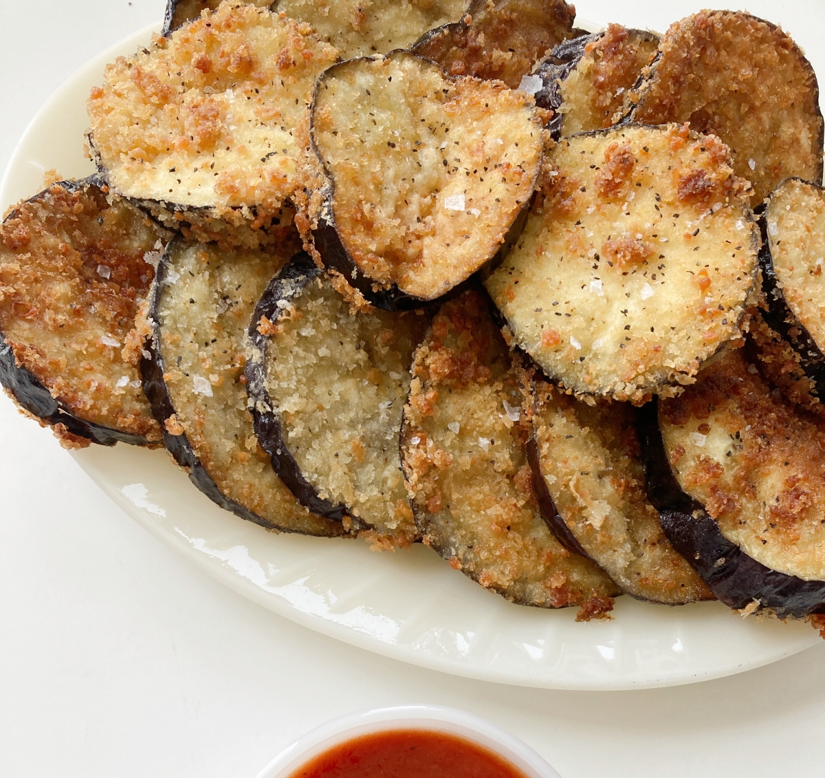 Extra Crispy Fried Eggplant
