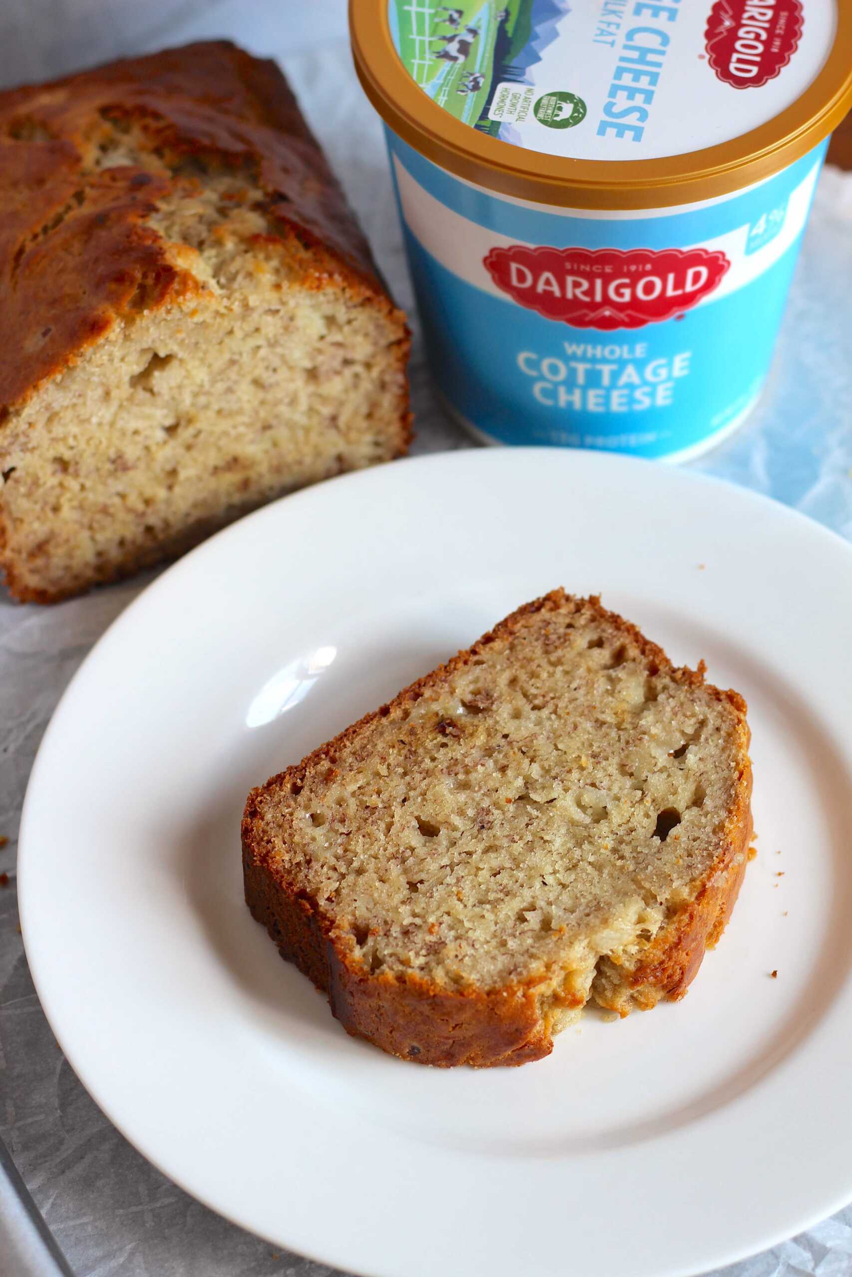 cottage cheese banana bread 10-min