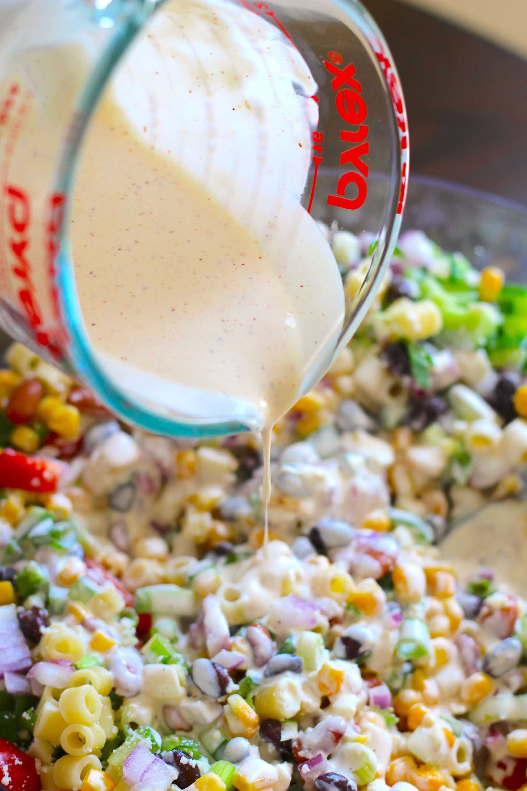 cowboy caviar pasta salad 4-min