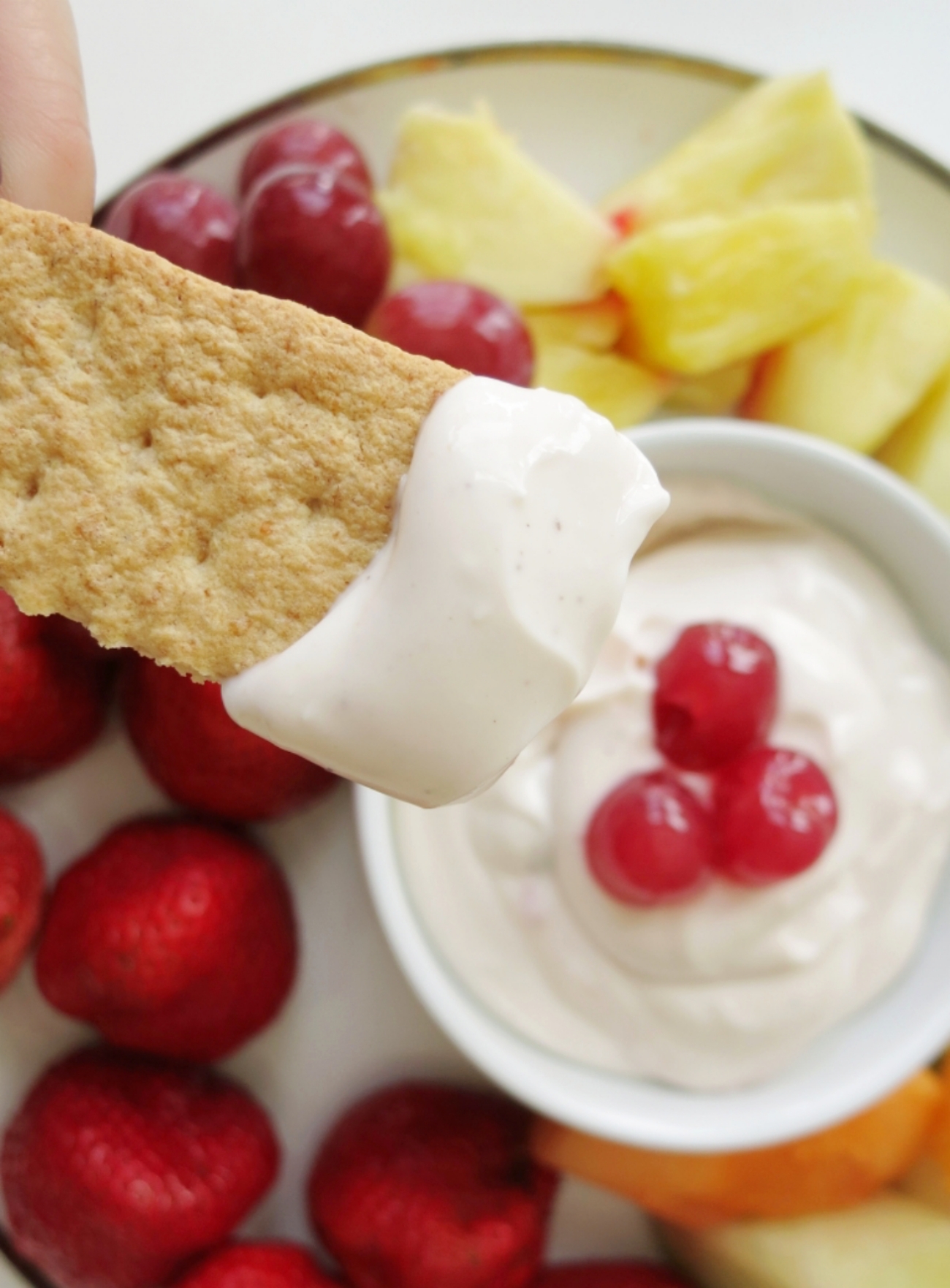 Maraschino Cherry Fruit Dip