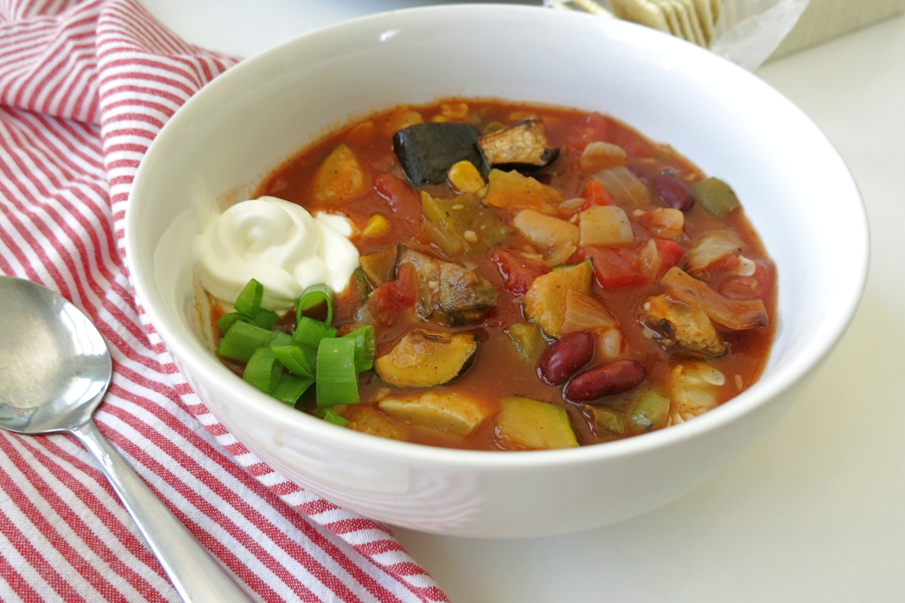 Roasted Veggie Chili