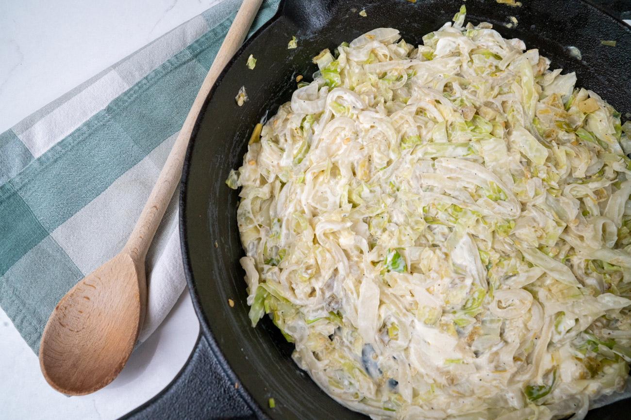 Hurry Up Skillet Cabbage