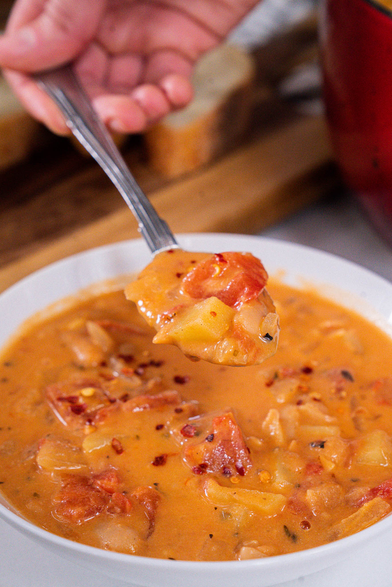 Fire-Roasted Tomatoes & White Bean Soup Vert-06