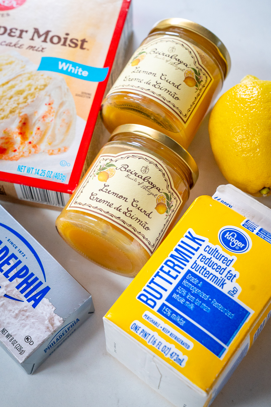 Lemon Cream Cheese Cake Vertical 1