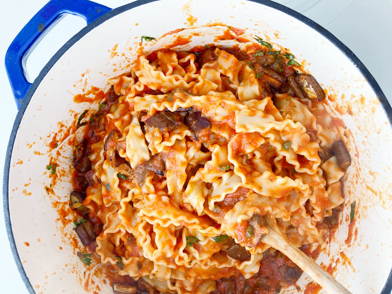 Roasted Eggplant Pasta
