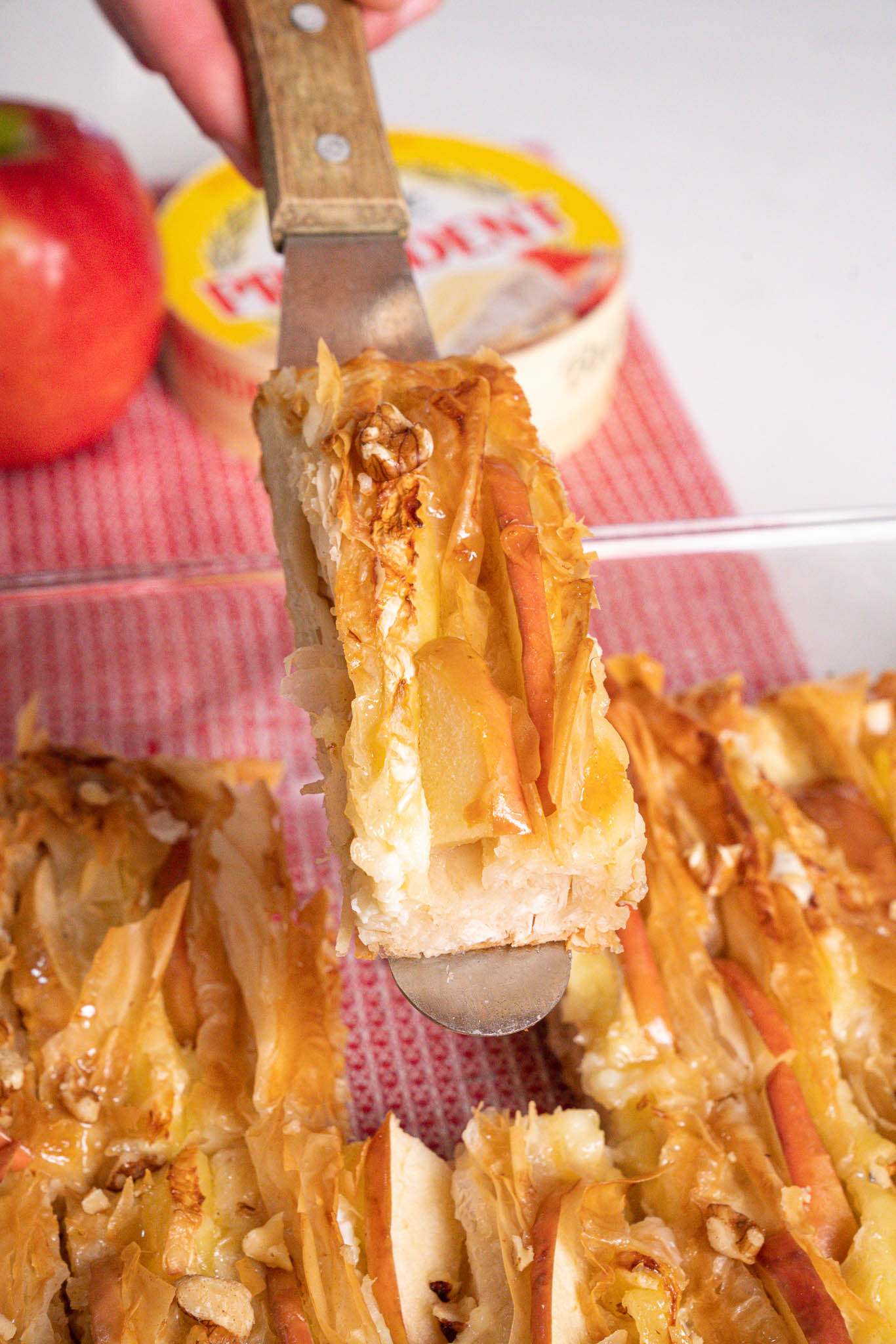 Apple & Brie Crinkle Vert-13