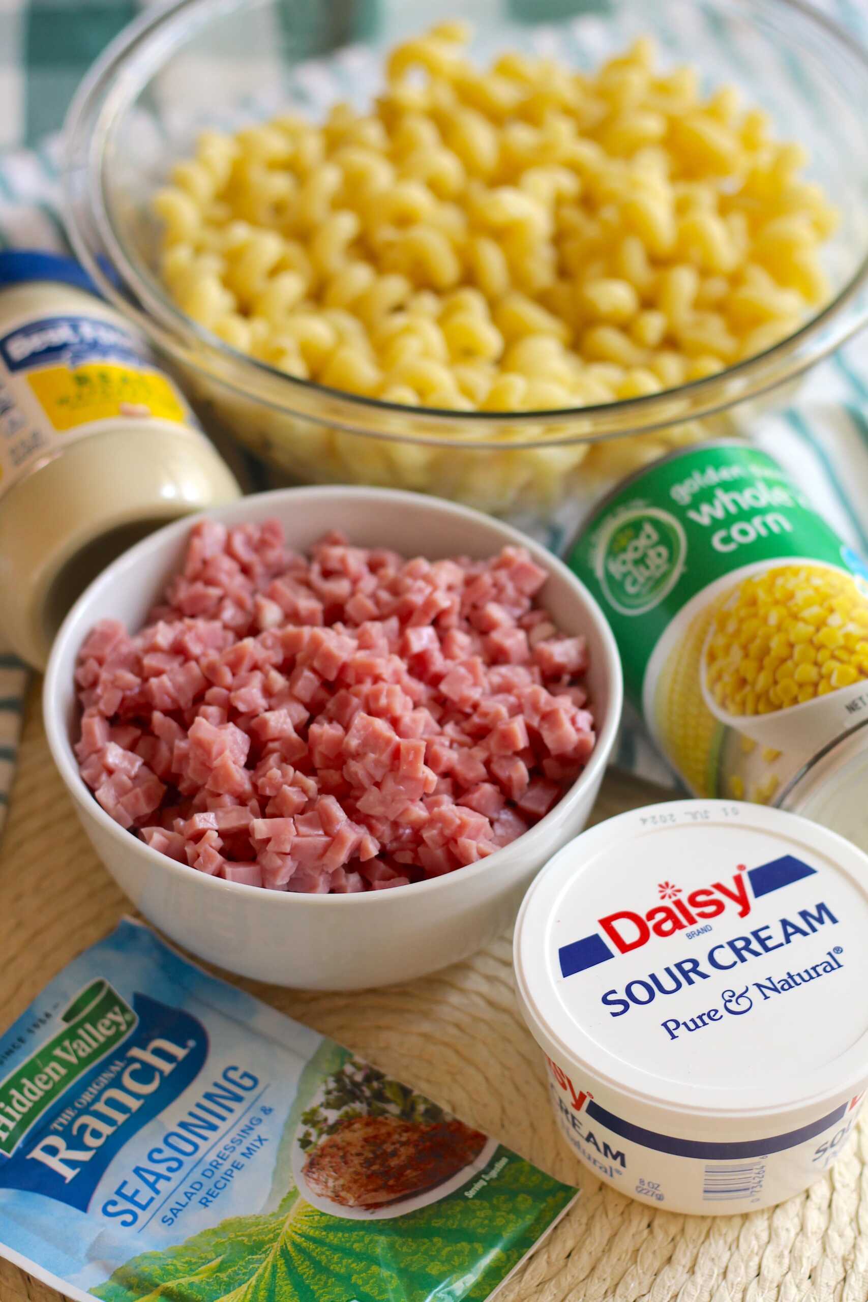Ham Pasta Salad 1-min