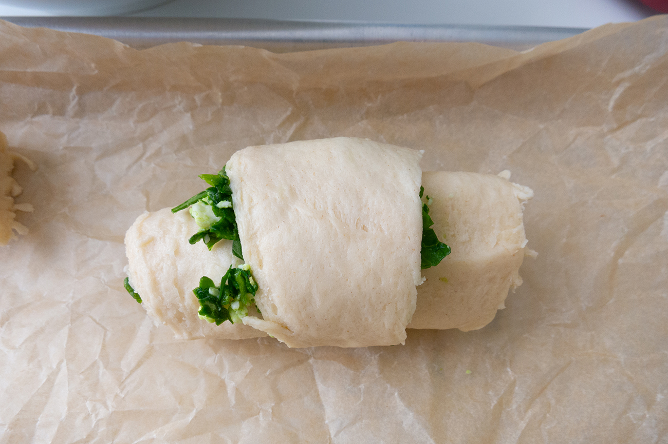 Spinach Crescent Rolls
