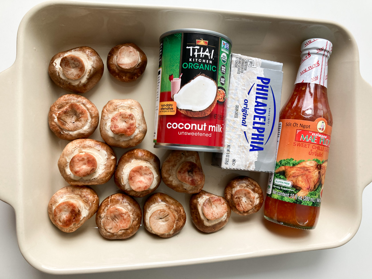 Asian-Style Stuffed Mushrooms