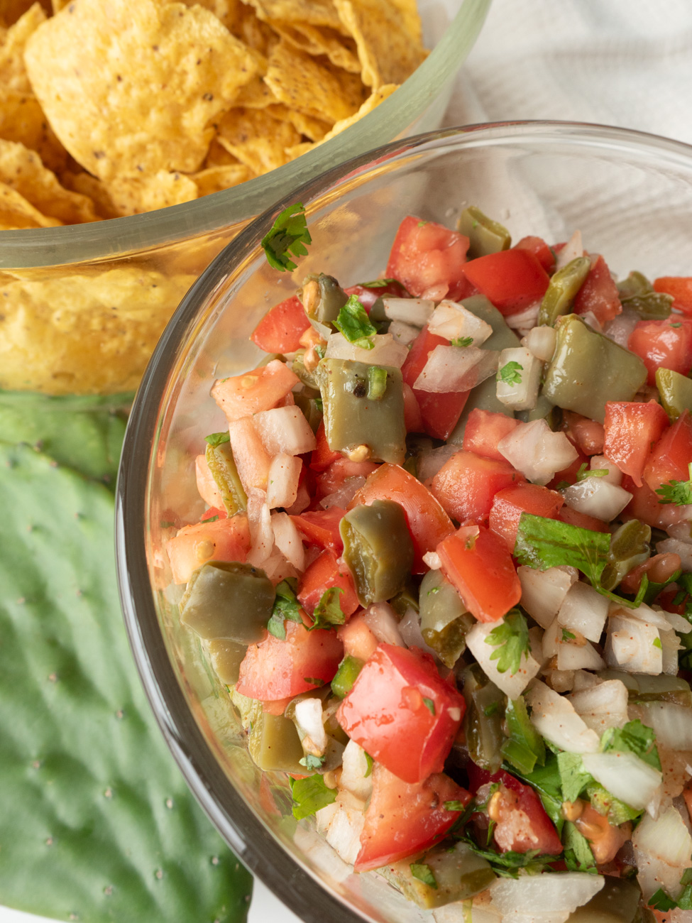 Nopales con Pico de Gallo