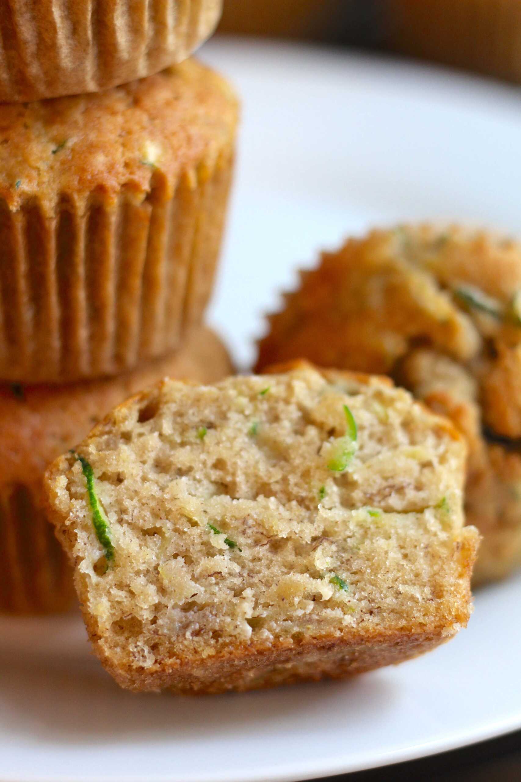 Zucchini banana muffins 12-min