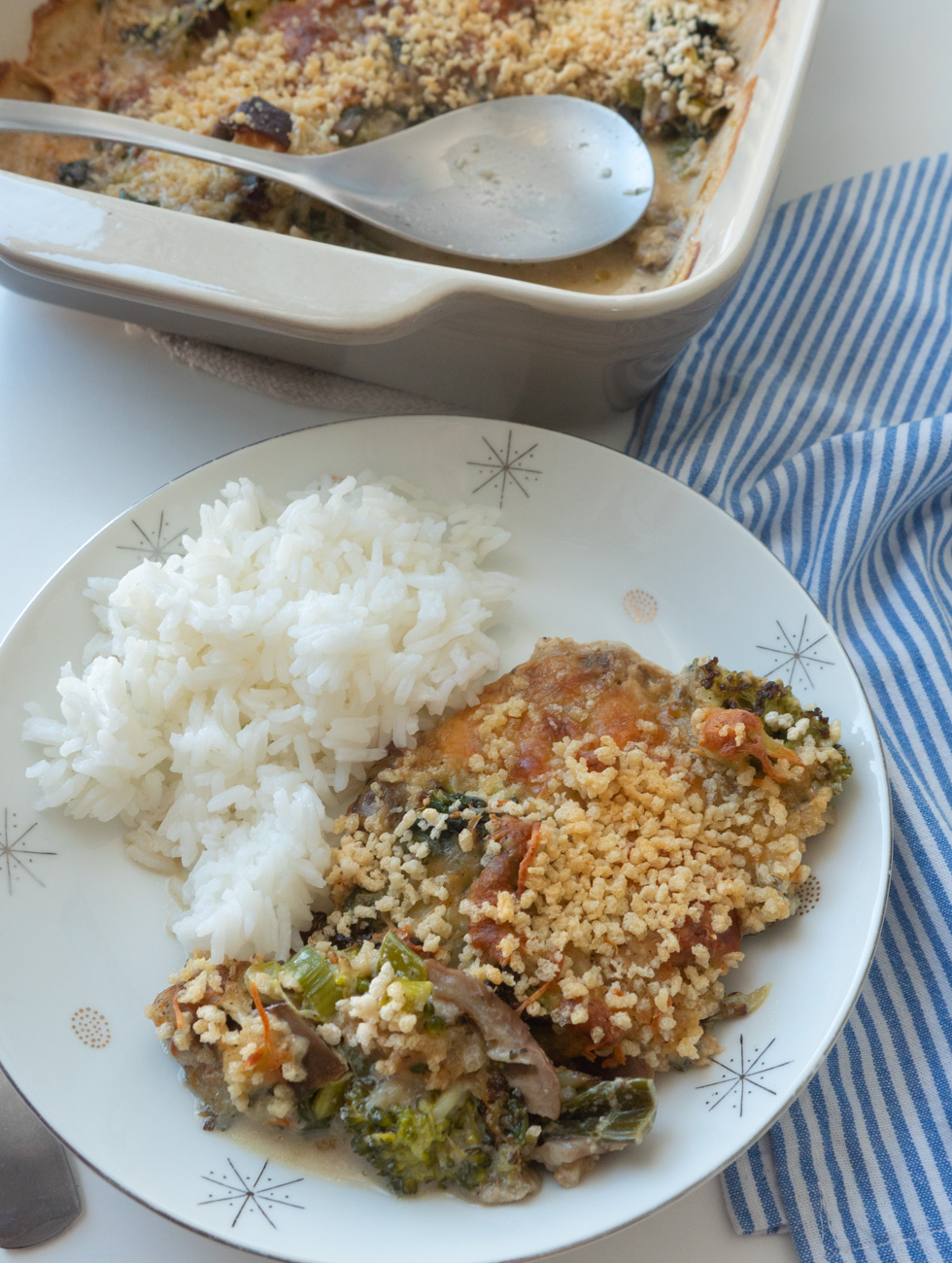Spinach Eggplant Casserole