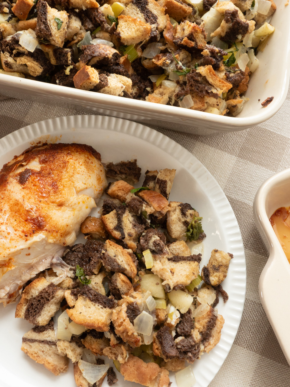 Rye Bread Stuffing
