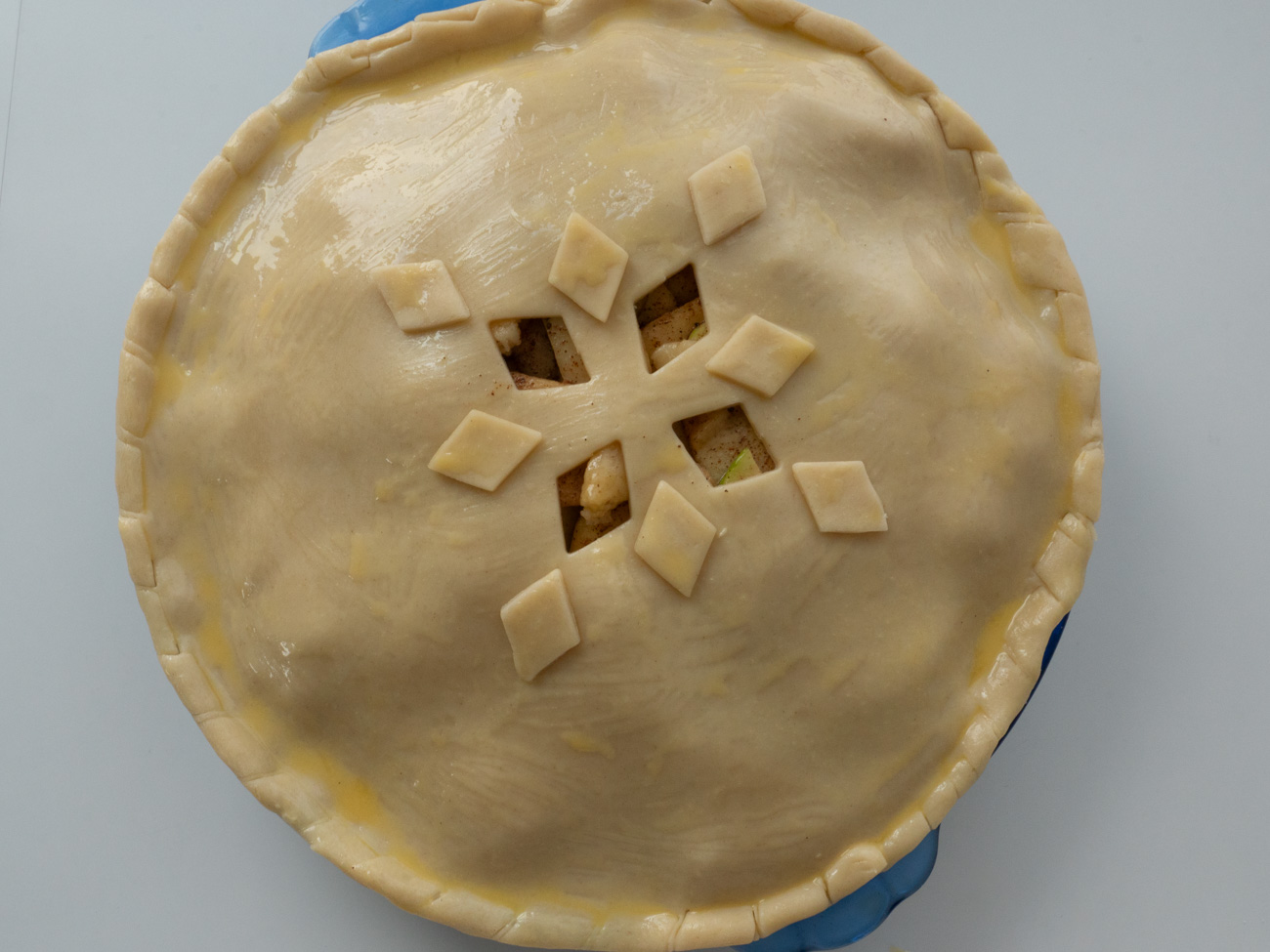 Marzipan Apple Pie