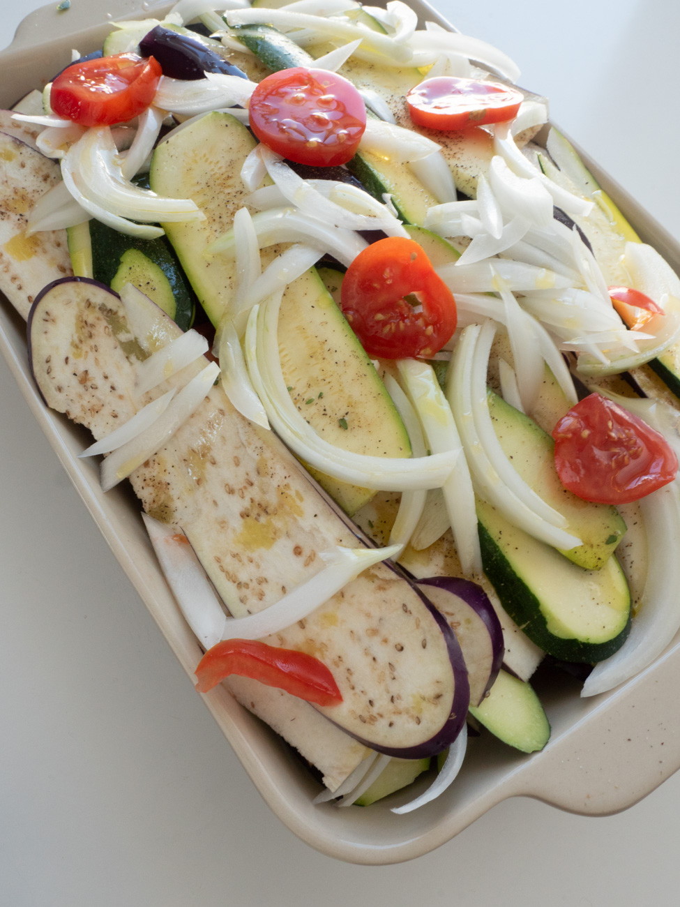 Charred Eggplant and Zucchini
