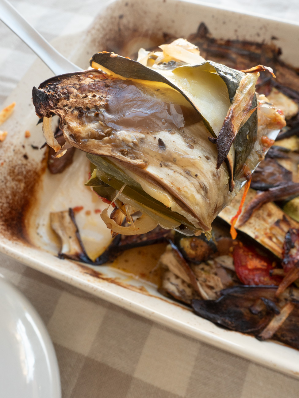 Charred Eggplant and Zucchini