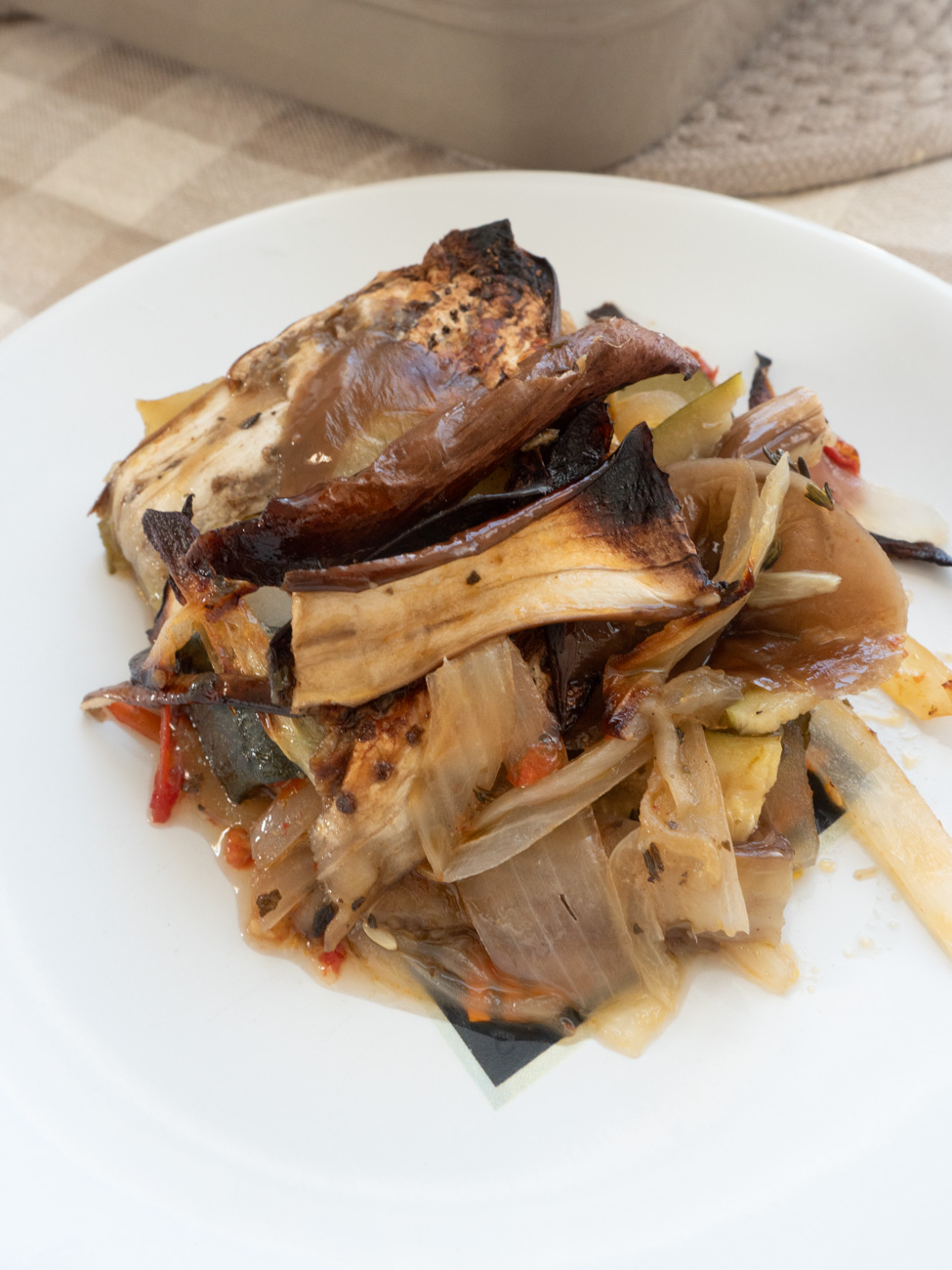 Charred Eggplant and Zucchini