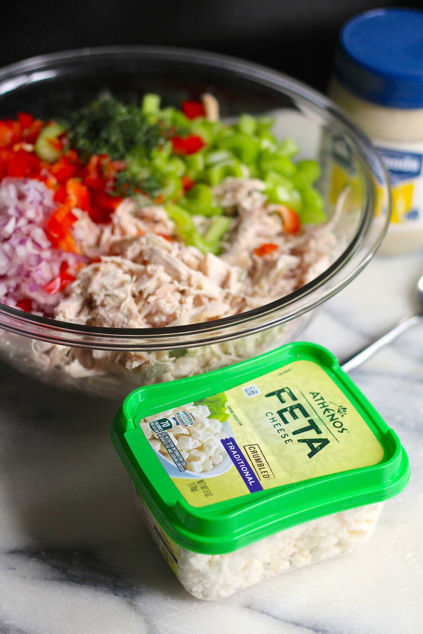 Feta chicken salad 2