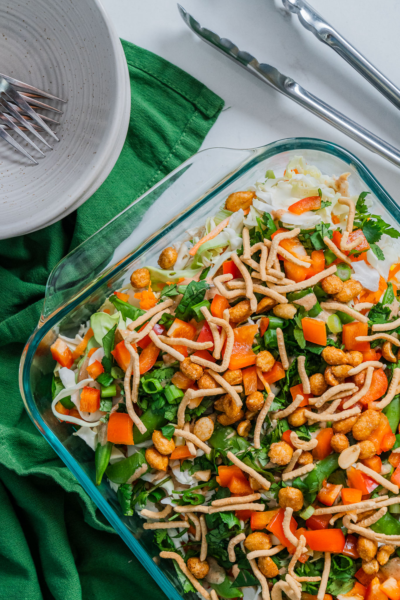 Layered Sesame Salad Vert-14