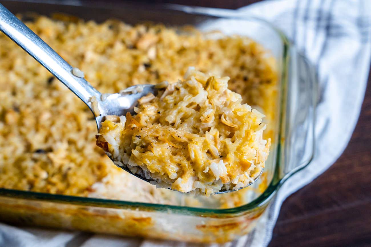Grandma's Chicken and Rice Casserole Horizontal 2