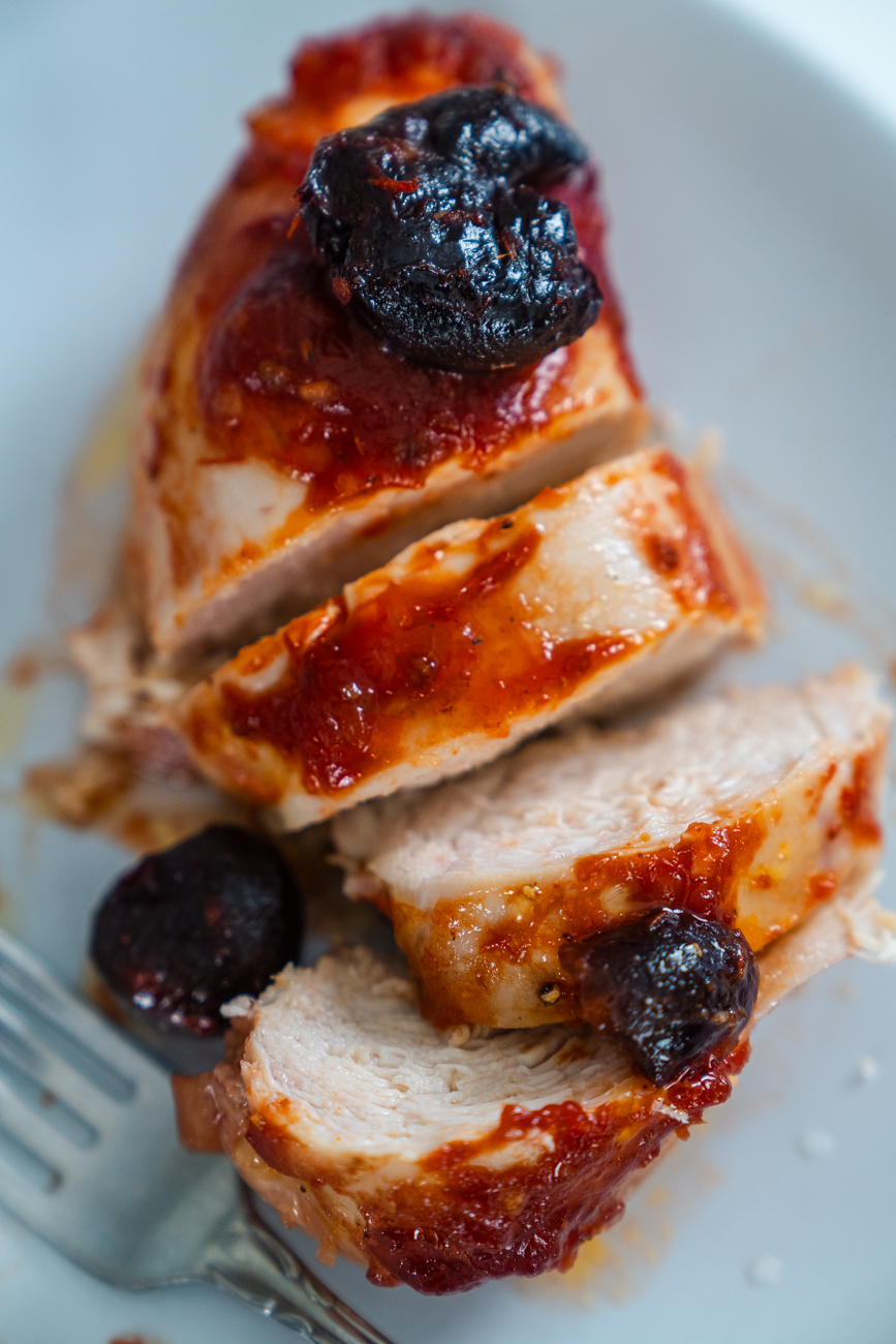 Cherries Jubilee Chicken Vertical 5