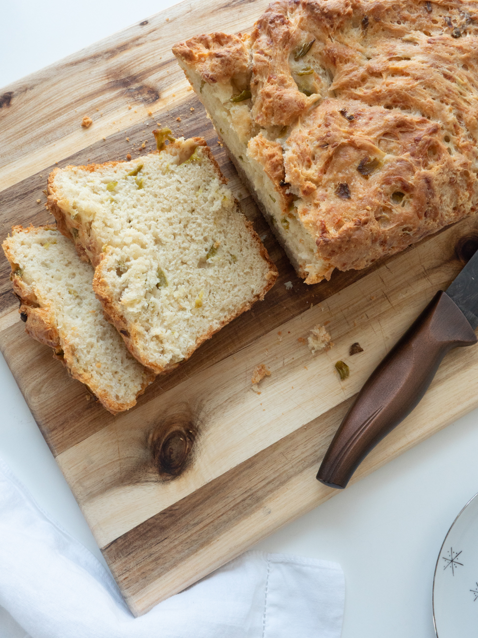 Green Chile Cheese Bread