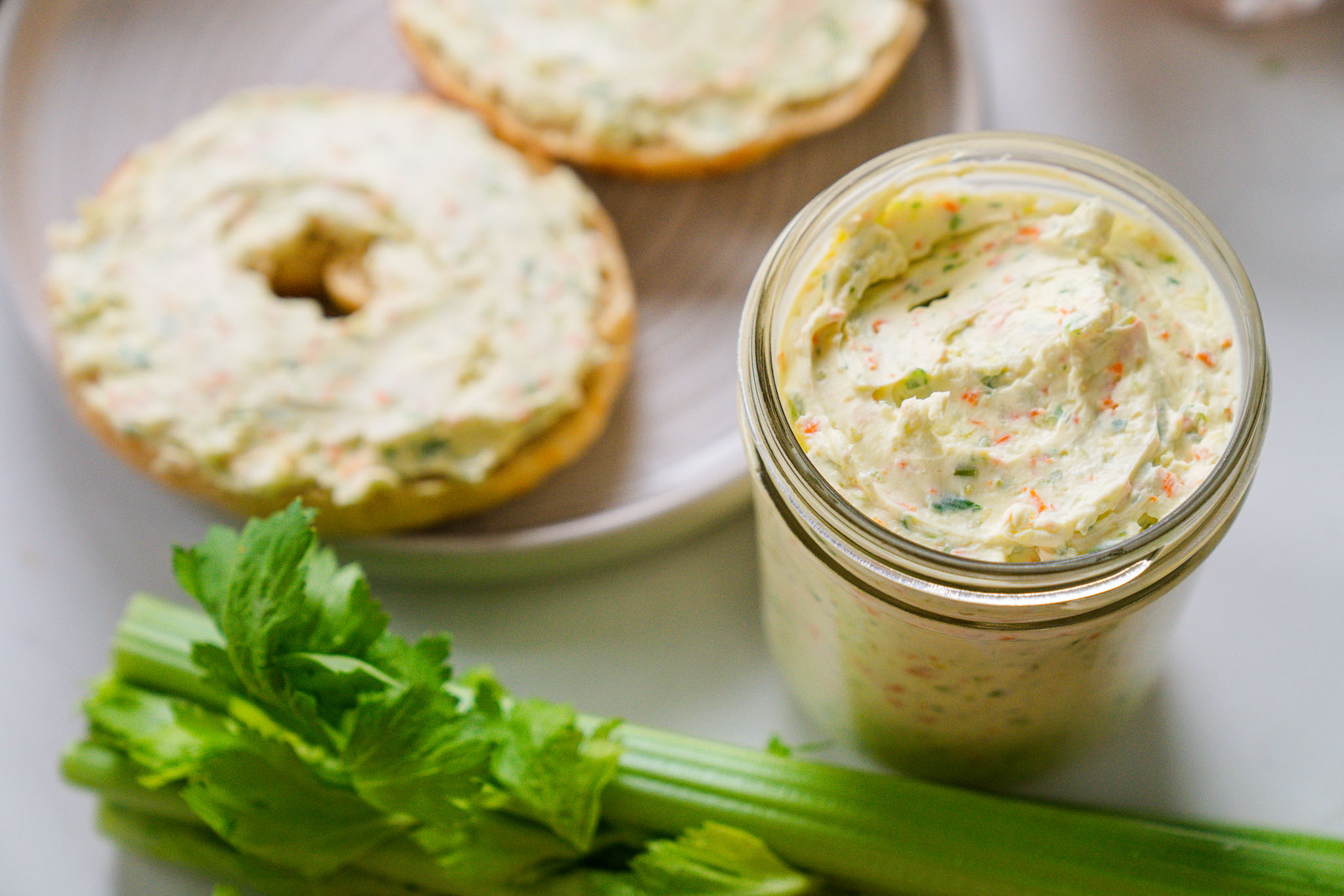 Garden Vegetable Cream Cheese Spread Hori-1