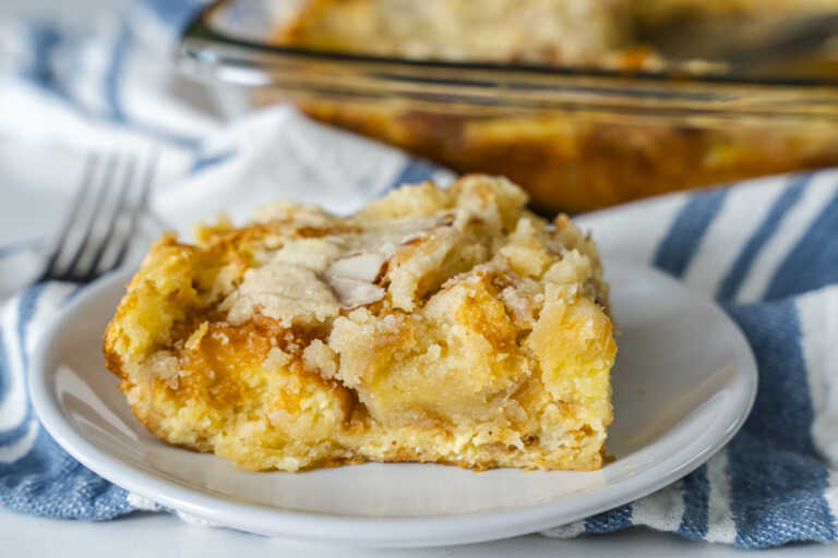 Almond Croissant Breakfast Bake